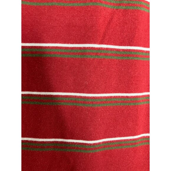 Vintage 90's Y2K Vans Red Striped Polo Shirt Mens Medium - Picture 7 of 9